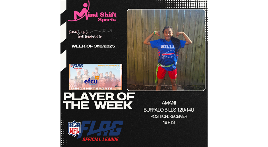 EFCU player of the week 12U