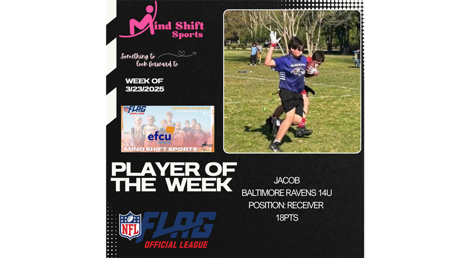 EFCU player of the week 14U