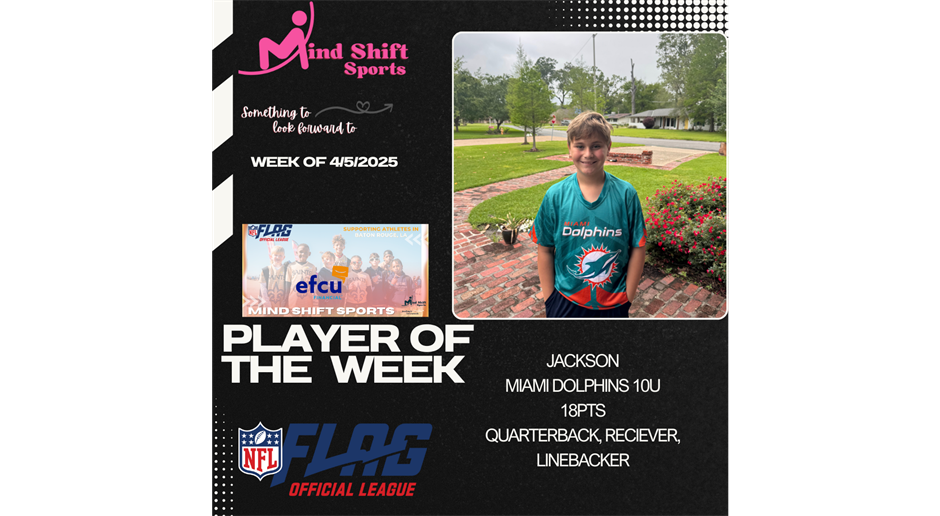 EFCU player of the week 10U