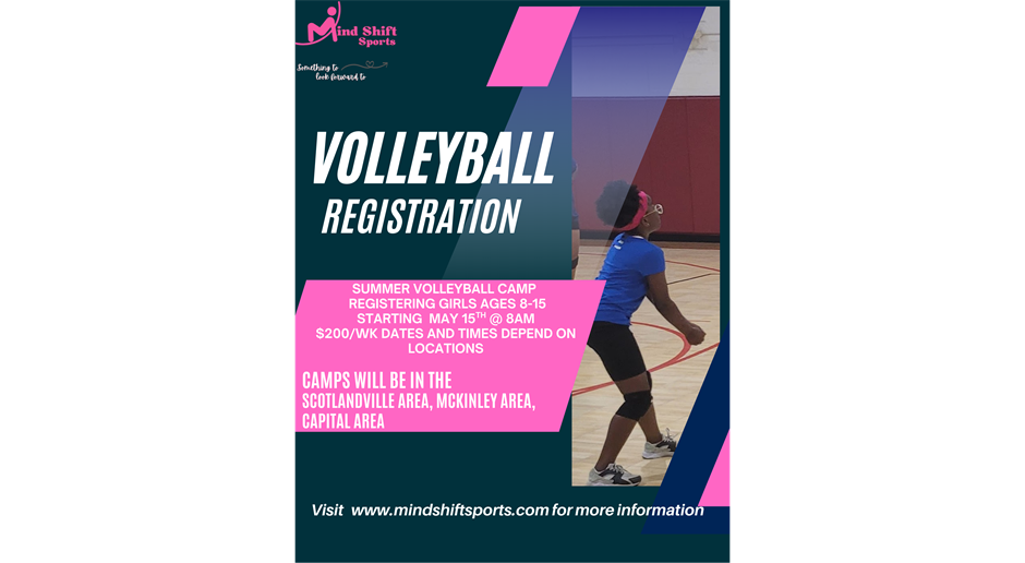 Summer Volleyball Registrations will begin May 15th