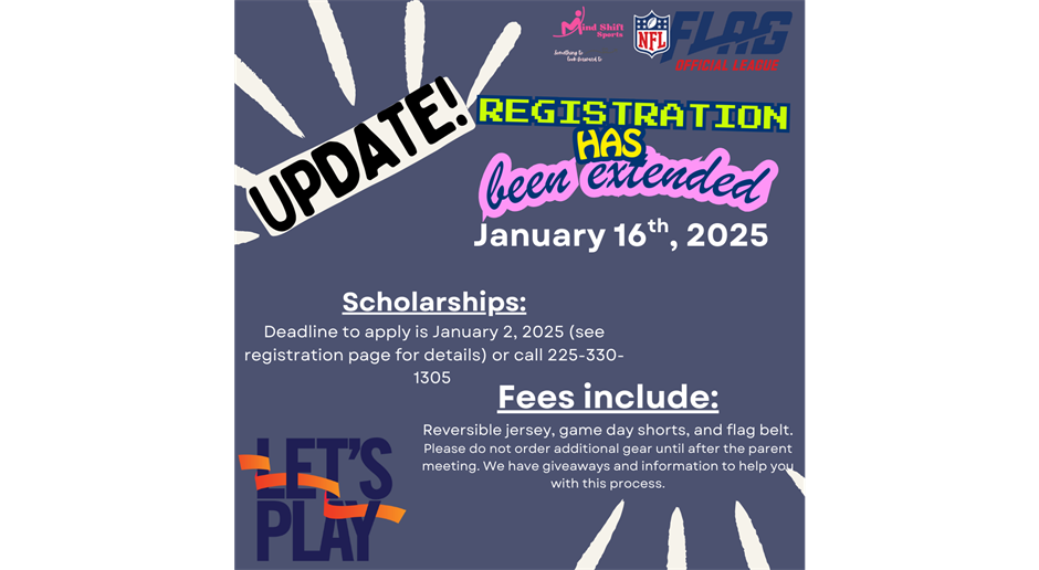 Registration deadline has been extended!