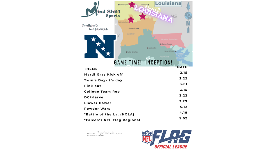 North Louisiana schedule is up! All games will be played at Huntington High